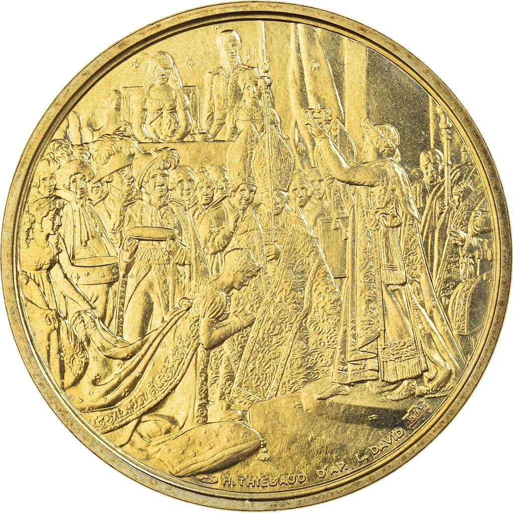 France, Médaille, Le sacre de Napoléon Ier par Pie VII, History, Thiébaud
