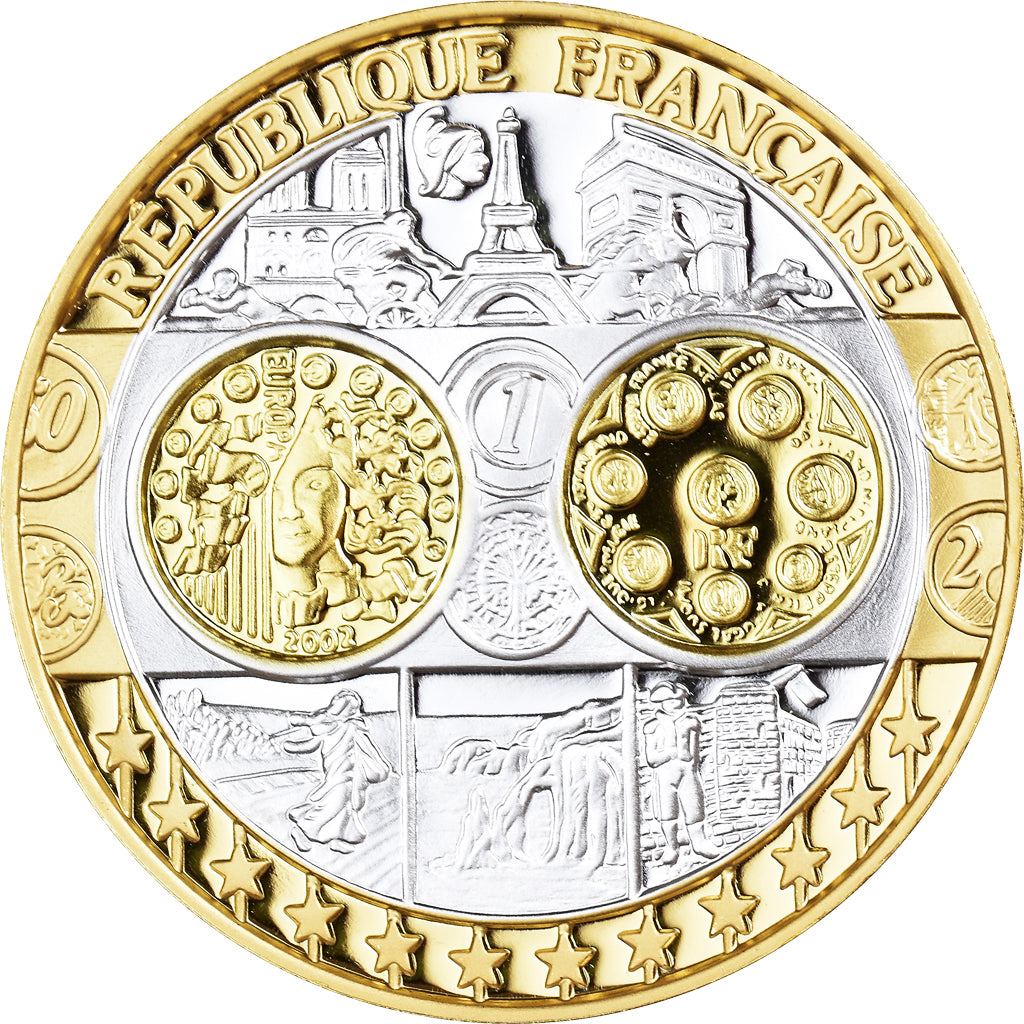 Francja, medal, Europe, République Française, Polityka, społeczeństwo