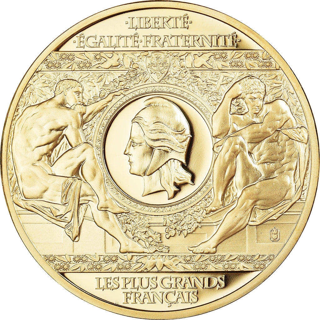 França, medalha, Simone Veil, les plus grand français., MS(65-70), Cobre