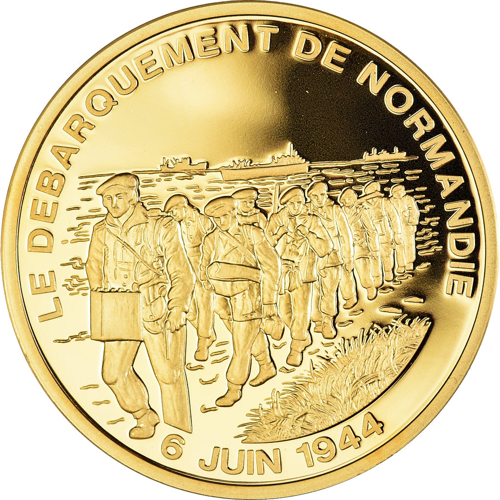 Francja, medal, 1939-1945, Débarquement de Normandie, Historia, MS(65-70), Stop