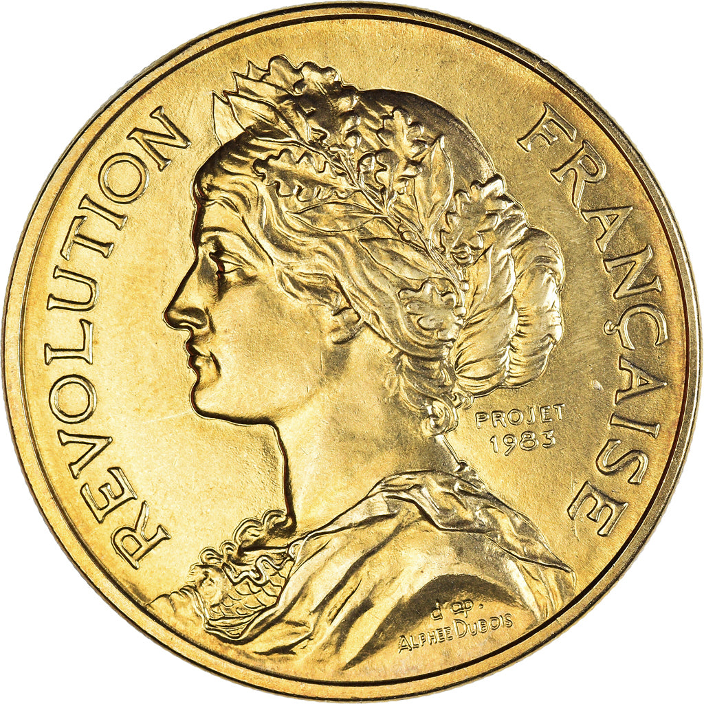 France, Medal, Bicentenaire de la Prise de la Bastille, History, 1983, Alphée