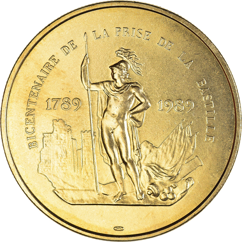 France, Medal, Bicentenaire de la Prise de la Bastille, History, 1983, Alphée