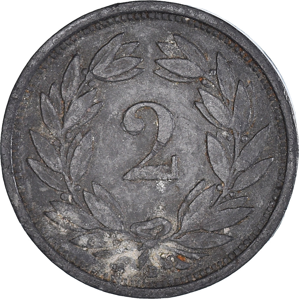 Coin, Switzerland, 2 Rappen, 1942, Bern, VF(20-25), Zinc, KM:4.2b