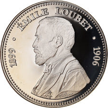 Francia, medalla, Les Présidents de la République, Émile Loubet, FDC, Cobre -