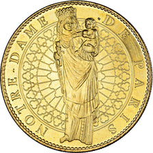 France, Token, Touristic token, Paris - Cathédrale Notre Dame - Vierge à