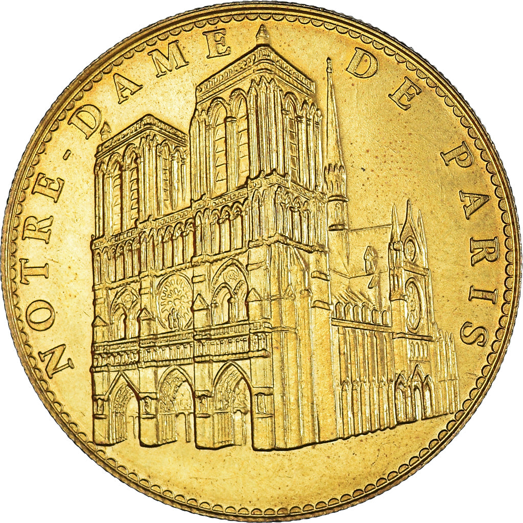 France, Token, Tourist Token, Cathédrale Notre-Dame de Paris, 2005, Arthus