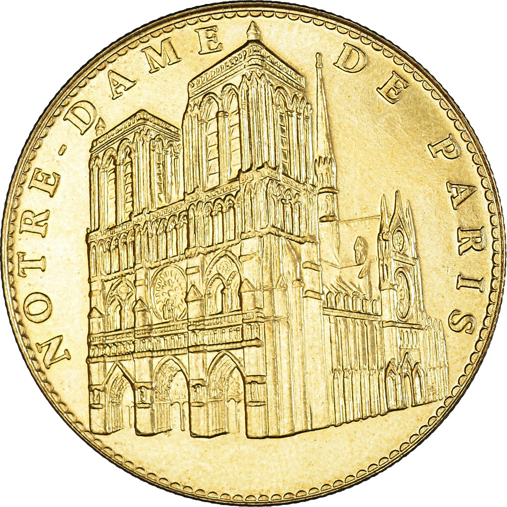 France, Token, Tourist Token, Cathédrale Notre-Dame de Paris, 2006, Arthus