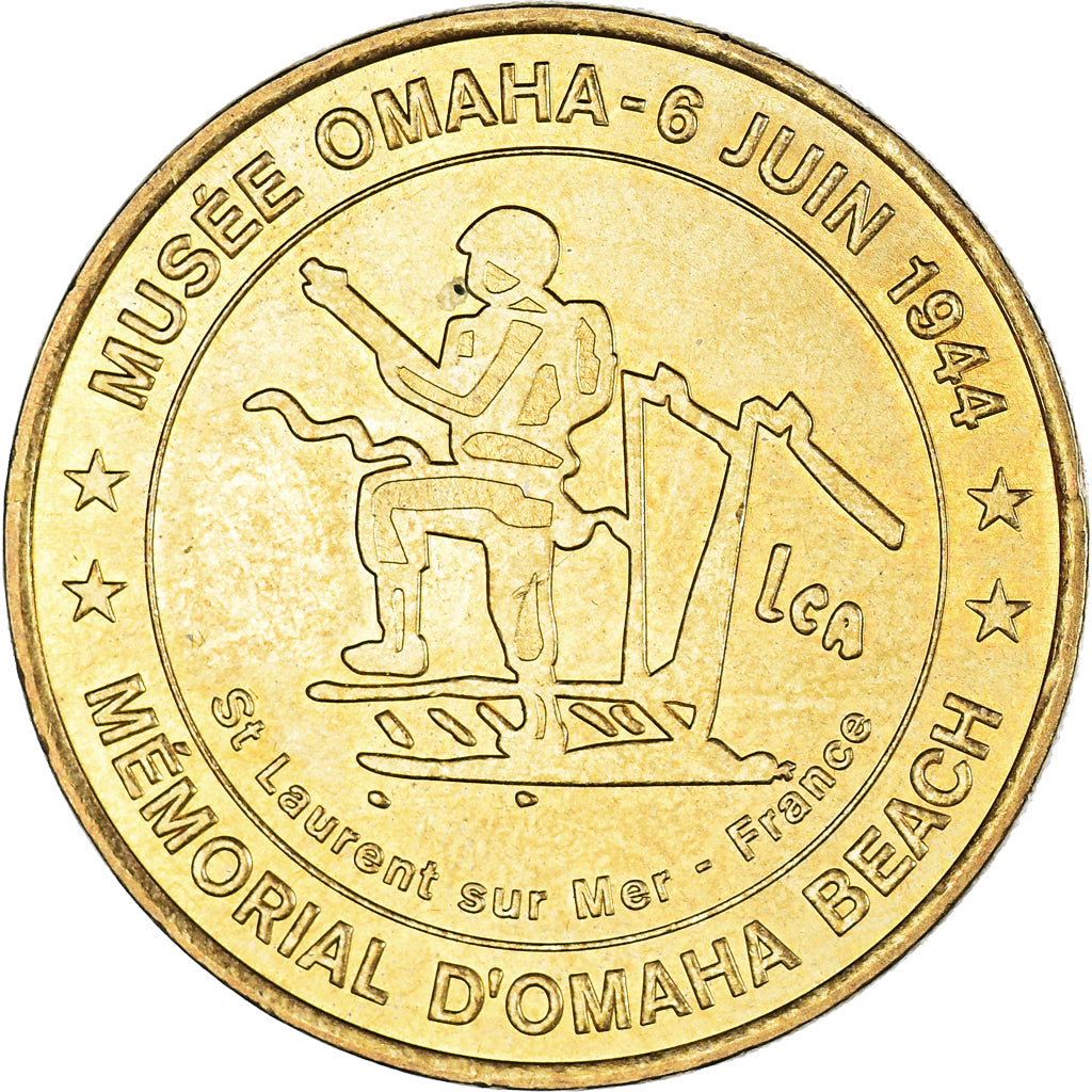 France, Token, Touristic token, Saint-Laurent-sur-Mer Musée Omaha n°1, Arts &