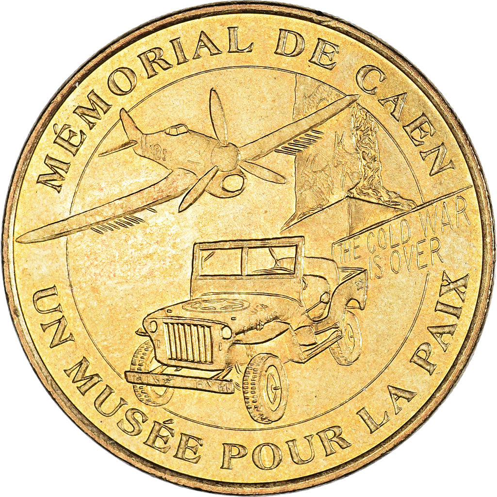 France, Token, Touristic token, Caen - Mémorial n°2, 2003, MDP, AU(55-58)