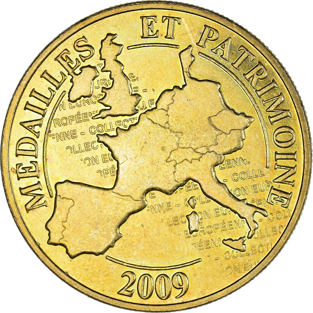 Frankreich, betaalpenning, Volcan de Lemptégy, 2009, Médailles et Patrimoine