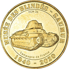 Francia, ficha, Saumur - Musée des Blindés n°10 - FCM 36, 2020, MDP, SPL-