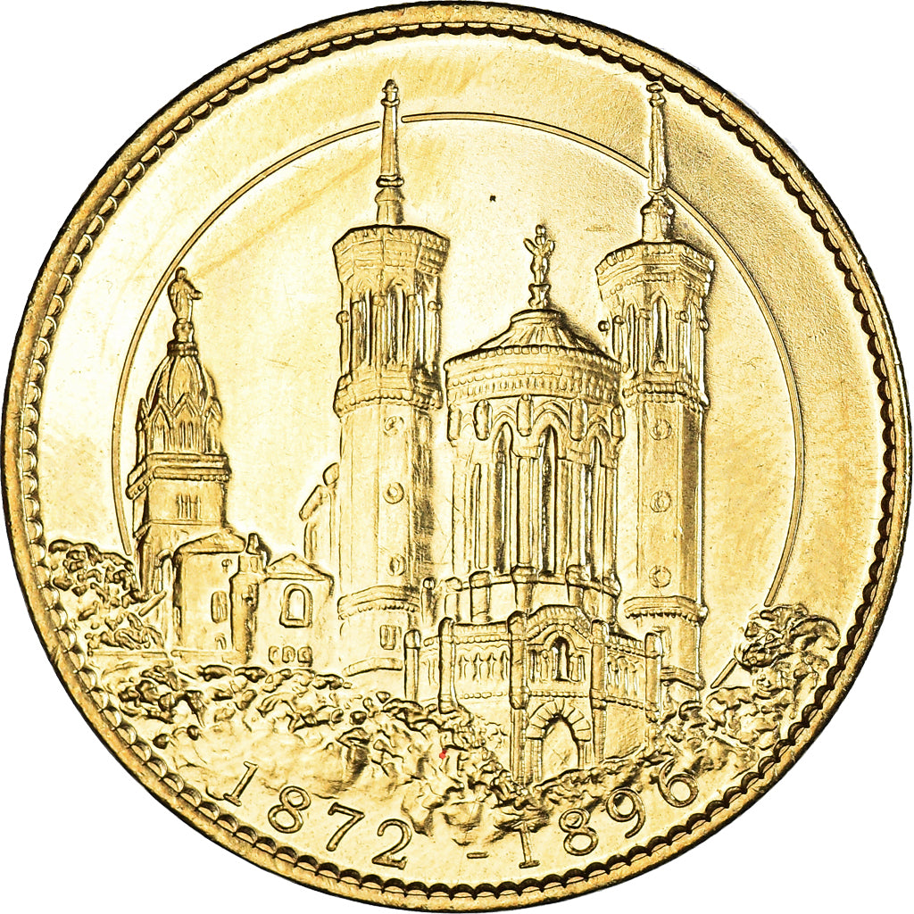France, Token, Lyon - Notre  Dame de Fourviere, AU(55-58), Copper-nickel