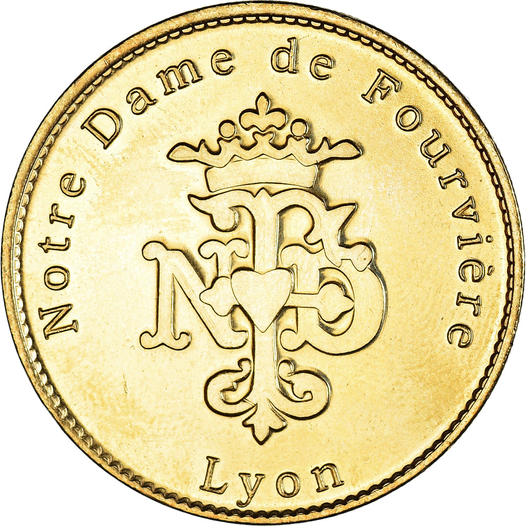 France, Token, Lyon - Notre  Dame de Fourviere, AU(55-58), Copper-nickel