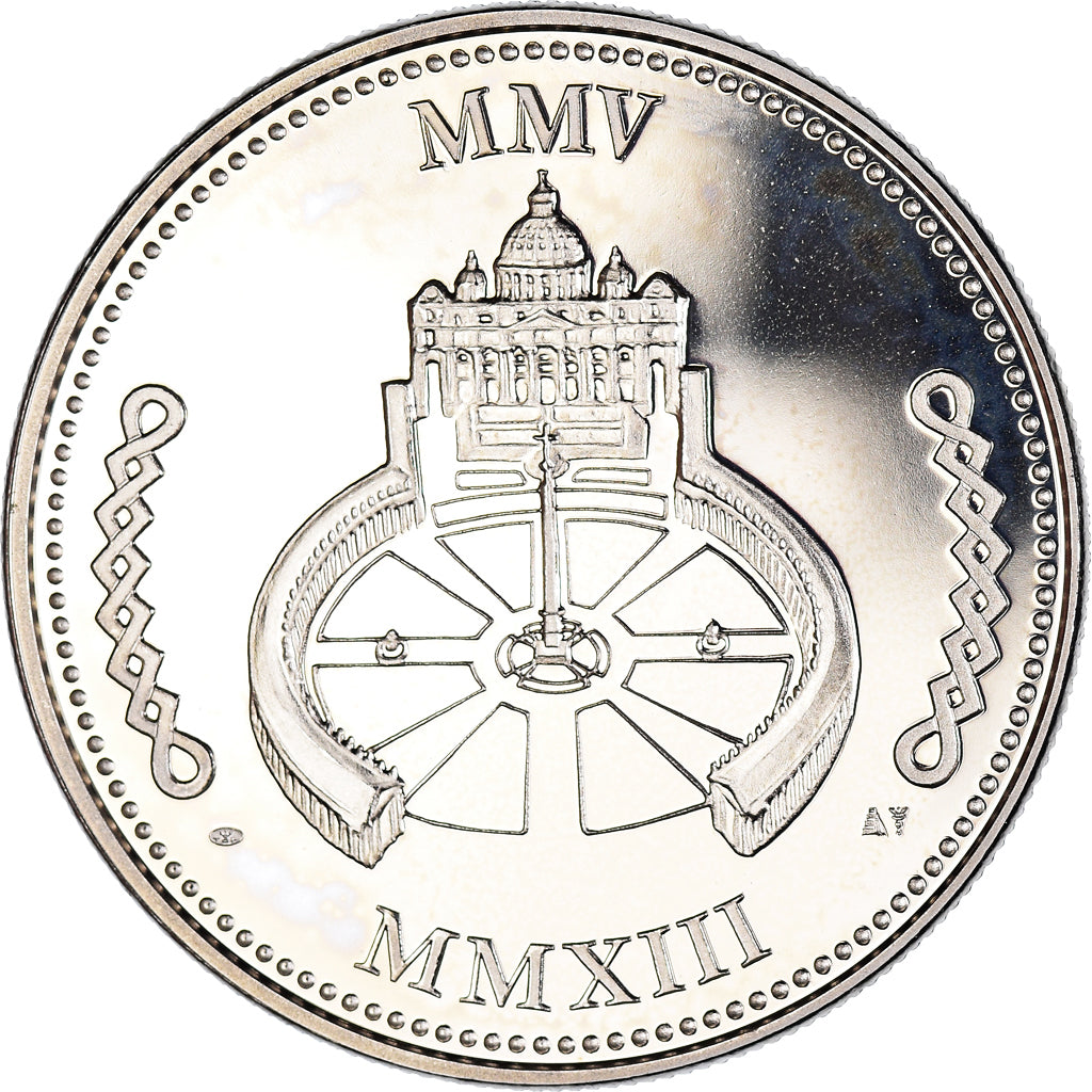 Vatican, Medal, Le Pape Benoit XVI, MS(65-70), Copper-nickel