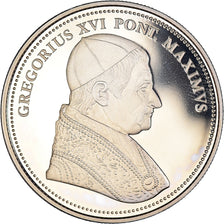 Vaticano, medalla, Le Pape Grégoire XVI, FDC, Cobre - níquel