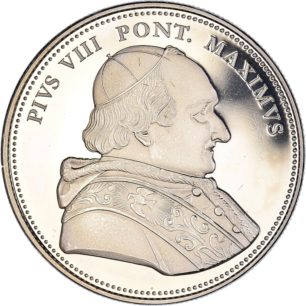 Vatican, Medal, Le Pape Pie VIII, MS(65-70), Copper-nickel