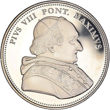 Vatican, Medal, Le Pape Pie VIII, MS(65-70), Copper-nickel