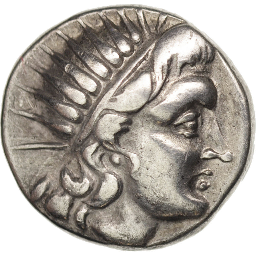 Caria Island, Rhodes, Drachm, Rhodes, AU(50-53), Silver, SNGCop #831, 2.98
