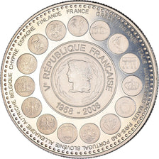 Francja, medal, L'Europe des XXVII, Veme République, Politics, 2008, MS(63)