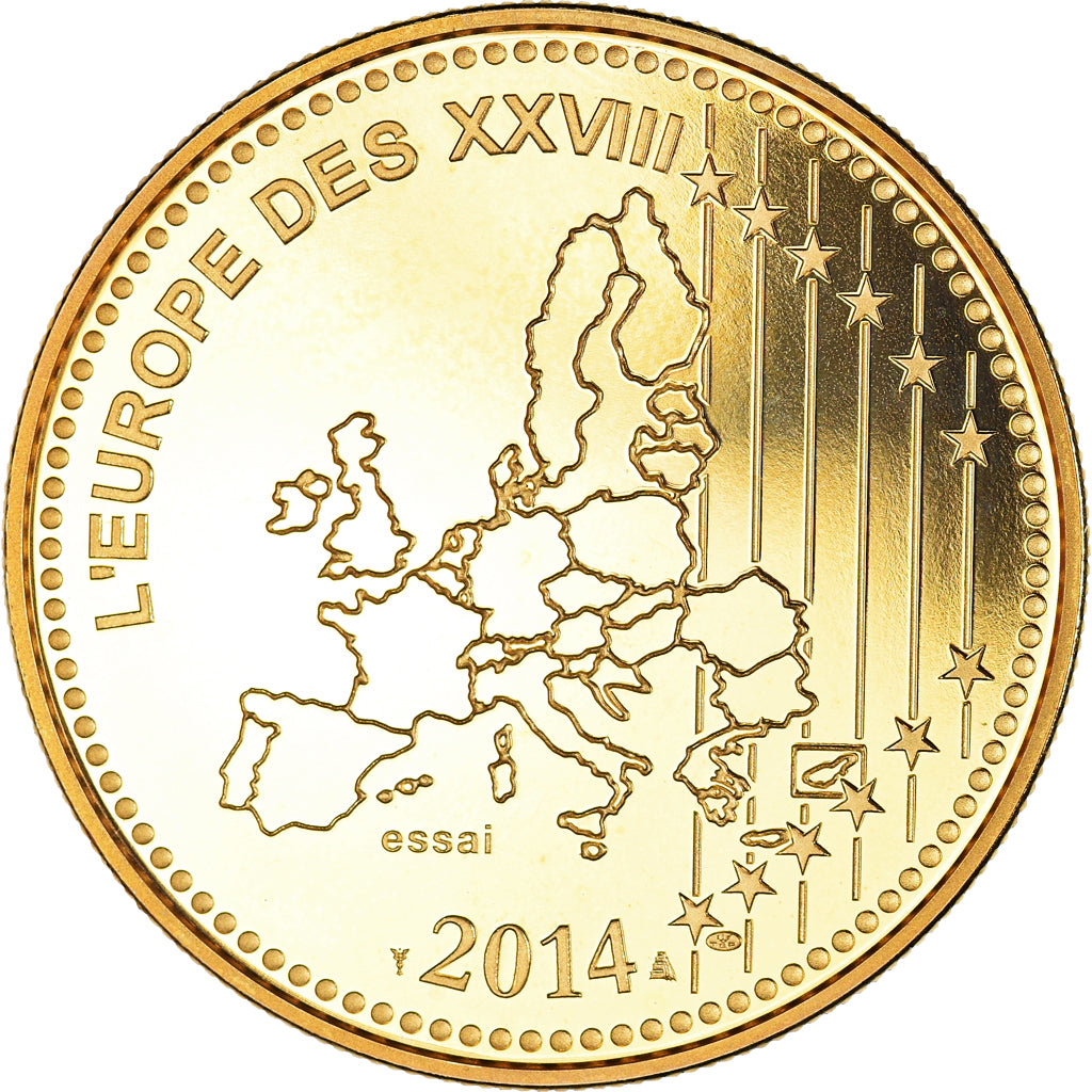 Frankreich, Medaille, L'Europe des XXVIII, Centenaire de la Grande Guerre