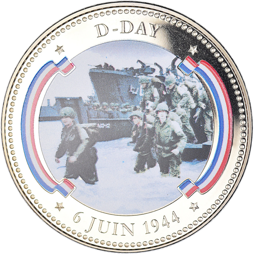 Francia, medaglia, Seconde Guerre Mondiale, D-Day, WAR, FDC, Rame-nichel
