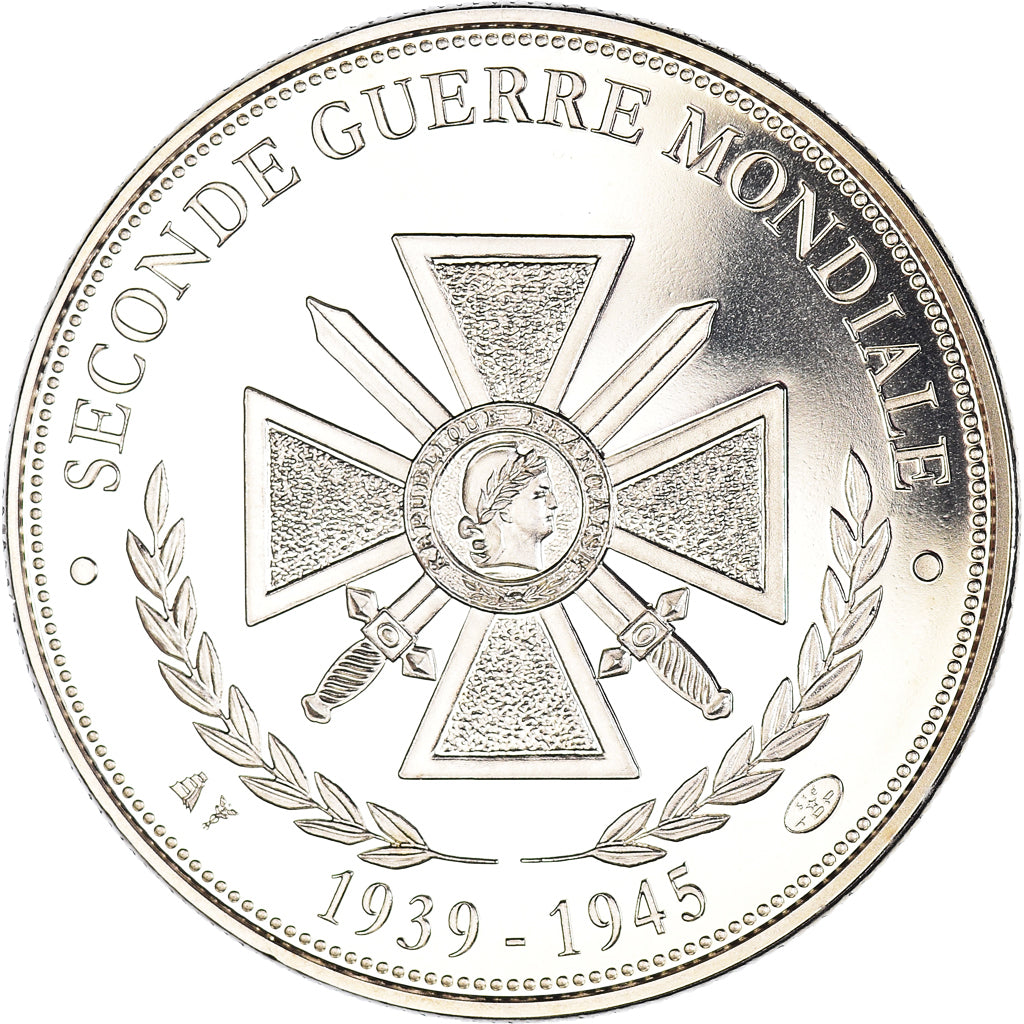 Francia, medaglia, Seconde Guerre Mondiale, D-Day, WAR, FDC, Rame-nichel