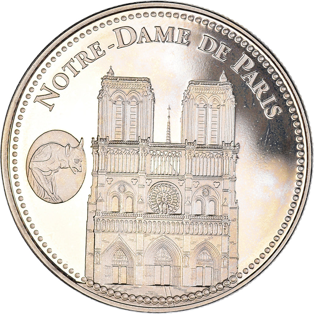 Frankrijk, Medaille, Cathédrale Notre-Dame de Paris, Patrimoine, Proof, FDC