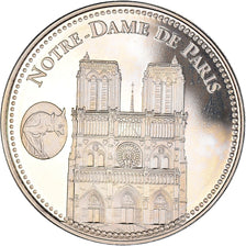 Frankrijk, Medaille, Cathédrale Notre-Dame de Paris, Patrimoine, Proof, FDC