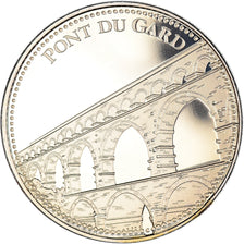 Frankreich, Medaille, Pont du Gard, Nîmes, Patrimoine, Proof, STGL