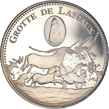 France, Médaille, La Grotte de Lascaux, FDC, Cupro-nickel