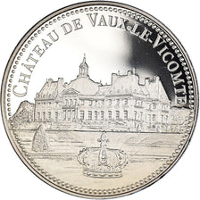 France, Medal, Château de Vaux-le-Vicomte, Patrimoine, Proof, MS(65-70)