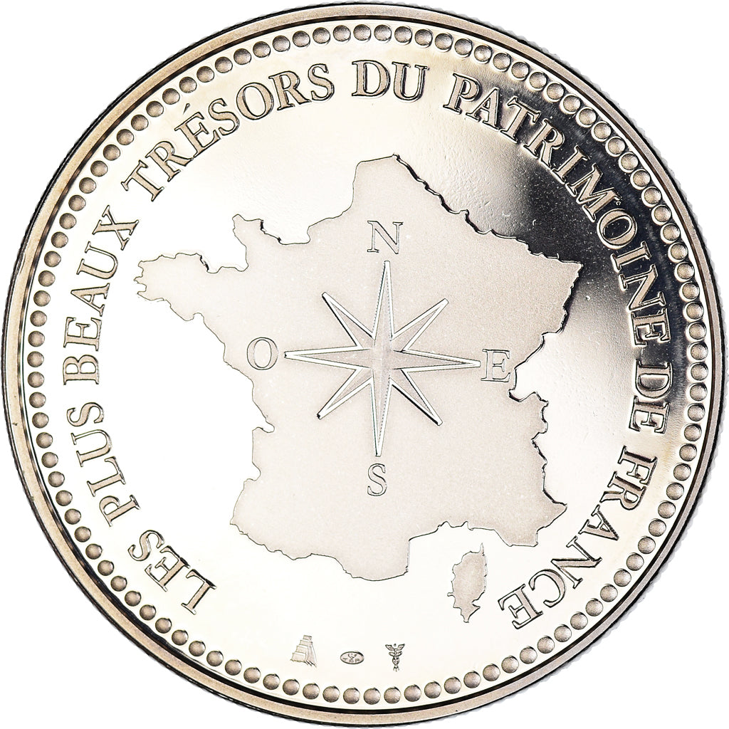 Frankrijk, Medaille, Cathédrale de Reims, Patrimoine, Proof, FDC, Cupro-nikkel