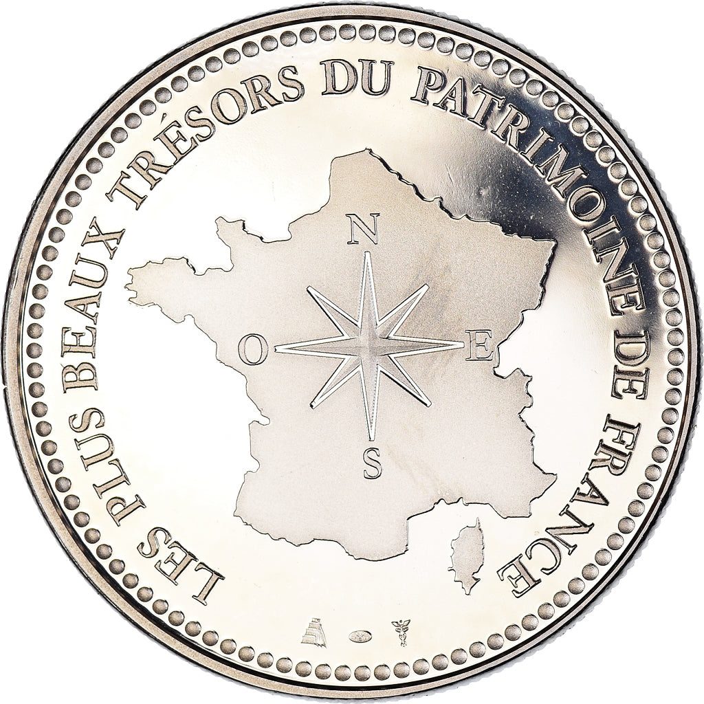 France, Médaille, Pyramide du Louvres, Paris, FDC, Cupro-nickel