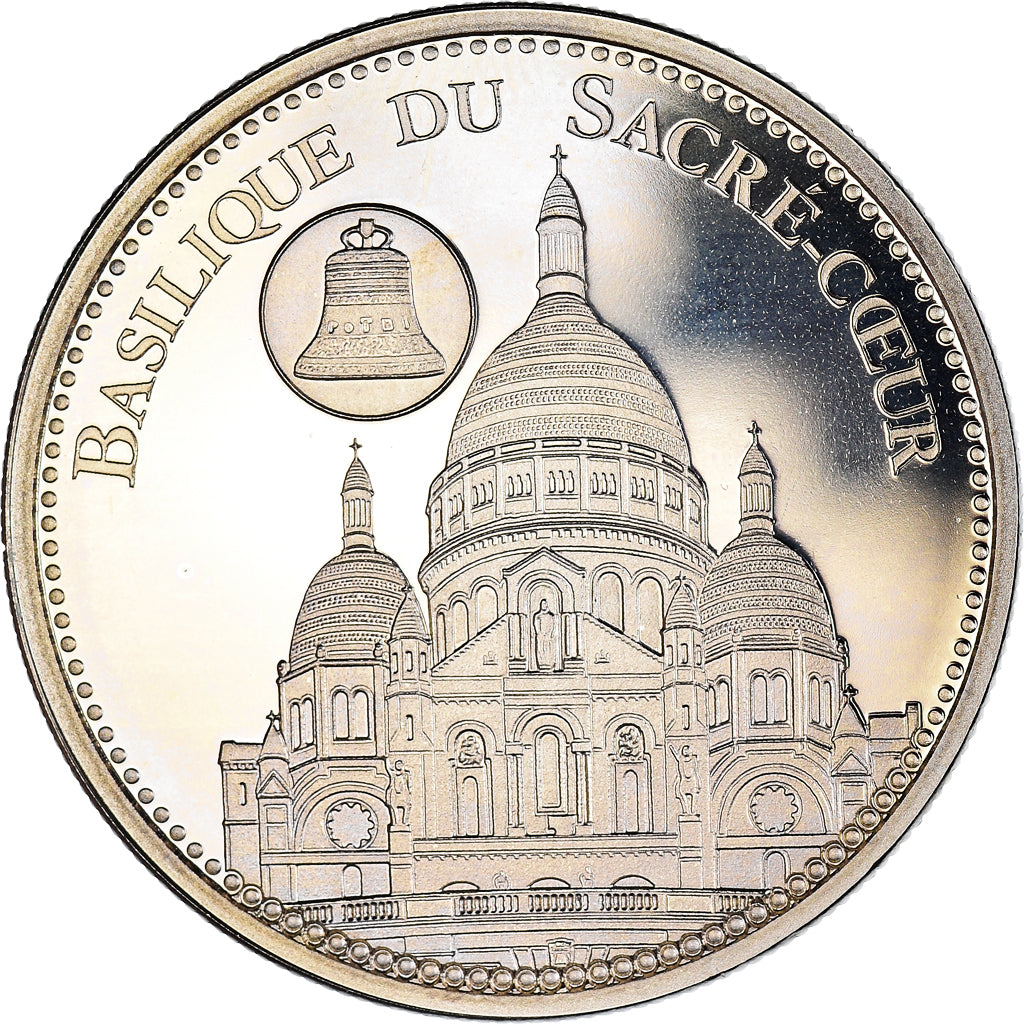 Frankrijk, Medaille, Basilique du Sacré Coeur de Montmartre, FDC, Cupro-nikkel