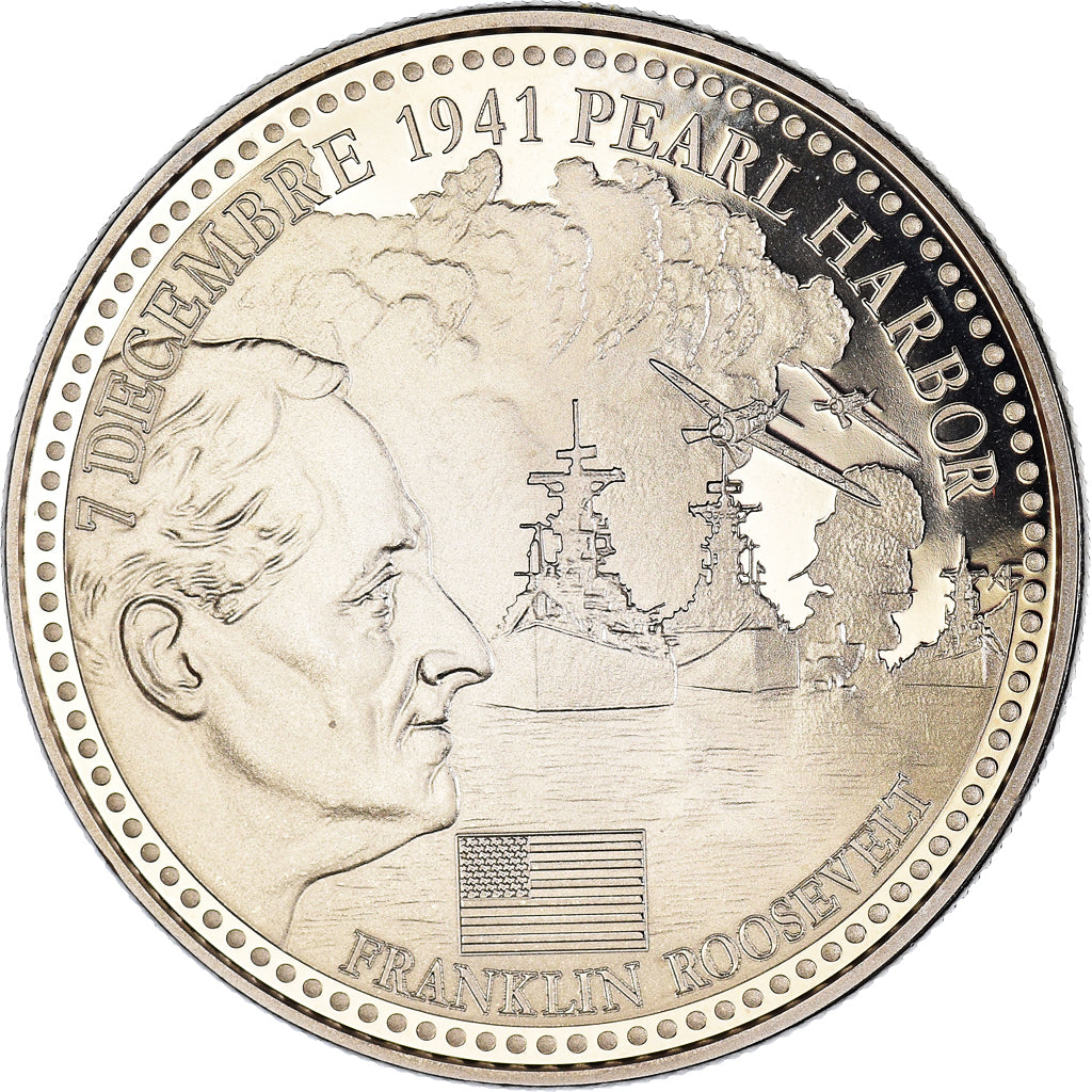 France, Médaille, Seconde Guerre Mondiale, Pearl Harbor, Roosevelt, WAR, FDC