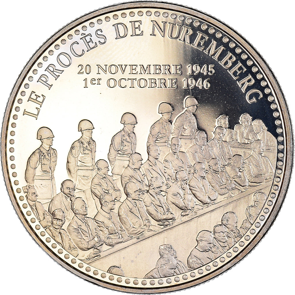 France, Medal, Seconde Guerre Mondiale, Le Procès de Nuremberg, MS(65-70)