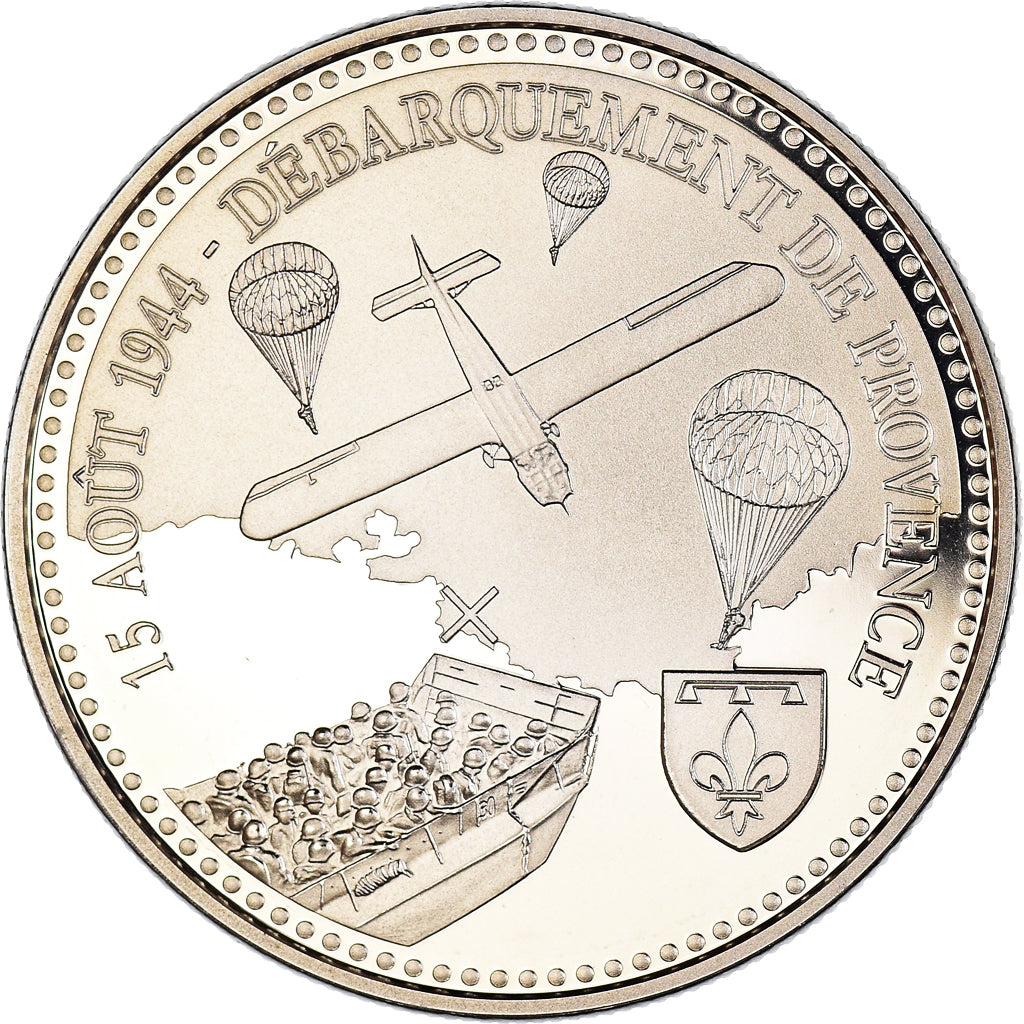 France, Medal, Seconde Guerre Mondiale, Débarquement de Provence, MS(65-70)
