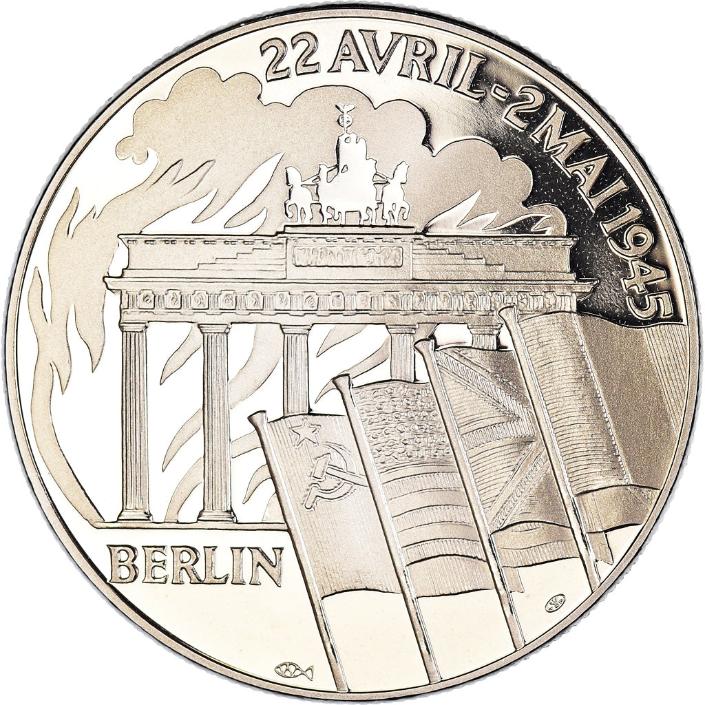 France, Médaille, Berlin - 22 Avril - 2 Mai 1945, WAR, 1939-1945, SPL+