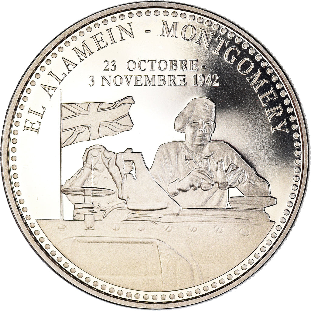 Francia, medaglia, Seconde Guerre Mondiale, El Alamein, Montgomery, FDC
