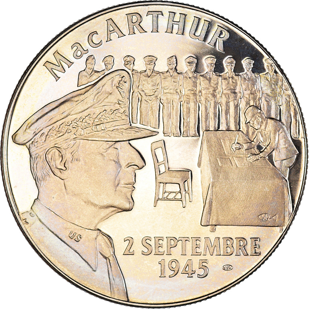 France, Medal, Seconde Guerre Mondiale, Mac Arthur, WAR, MS(65-70)