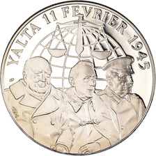 Francia, medaglia, Seconde Guerre Mondiale, Les Accords de Yalta, WAR, 1945