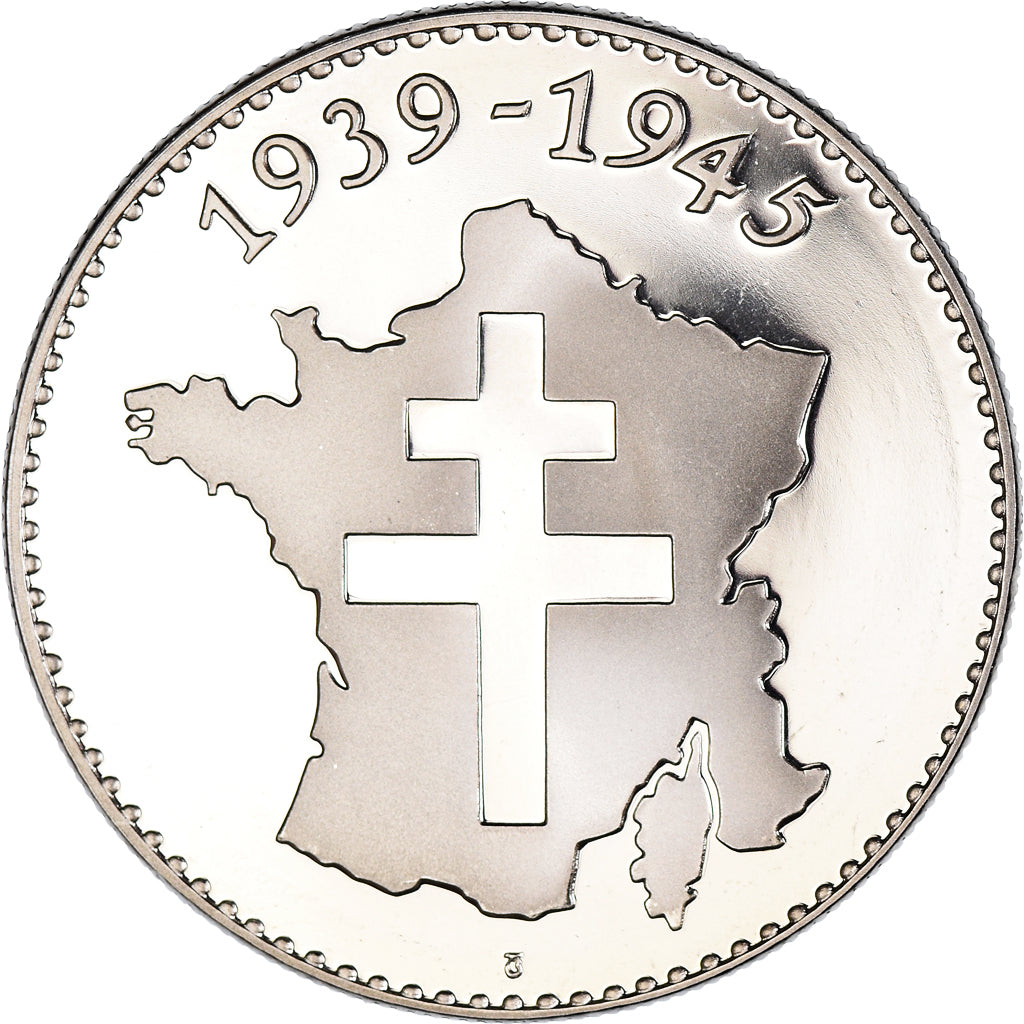 Francia, medaglia, Seconde Guerre Mondiale, Les Accords de Yalta, WAR, 1945