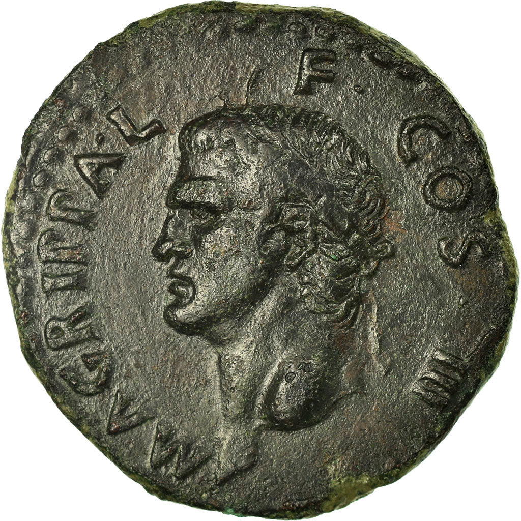 Monnaie, Agrippa, As, Rome, TTB+, Bronze, RIC:58