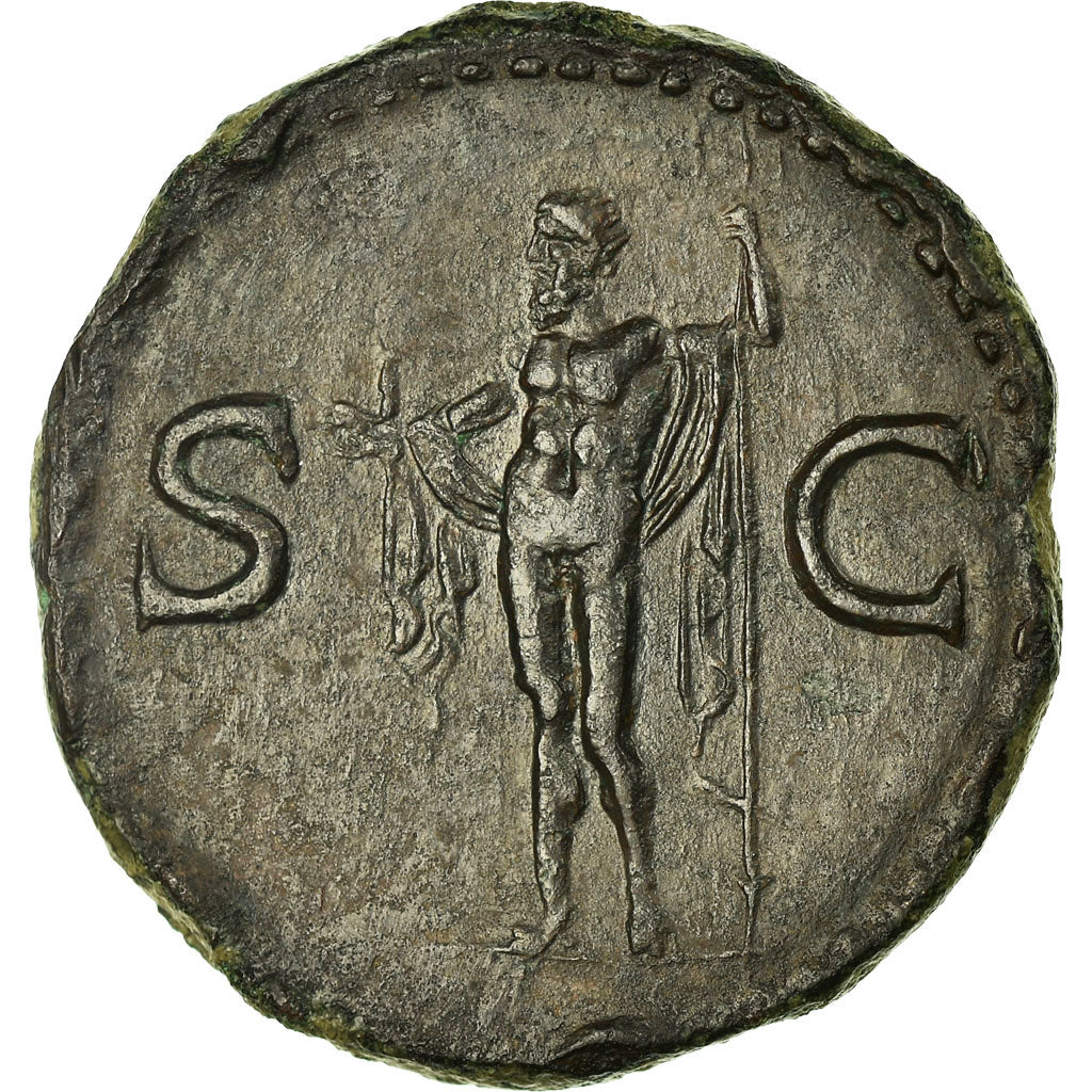 Monnaie, Agrippa, As, Rome, TTB+, Bronze, RIC:58