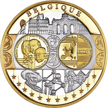 Belgium, Medal, Euro, Europa, MS(63), Silver
