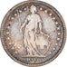 Coin, Switzerland, 2 Francs, 1875, Bern, F(12-15), Silver, KM:21
