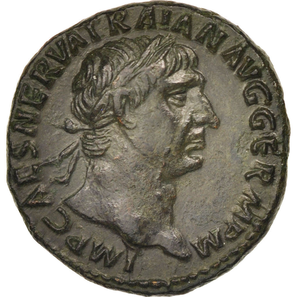 Trajan, As, Rome, AU(55-58), Bronze, RIC #434, 10.83