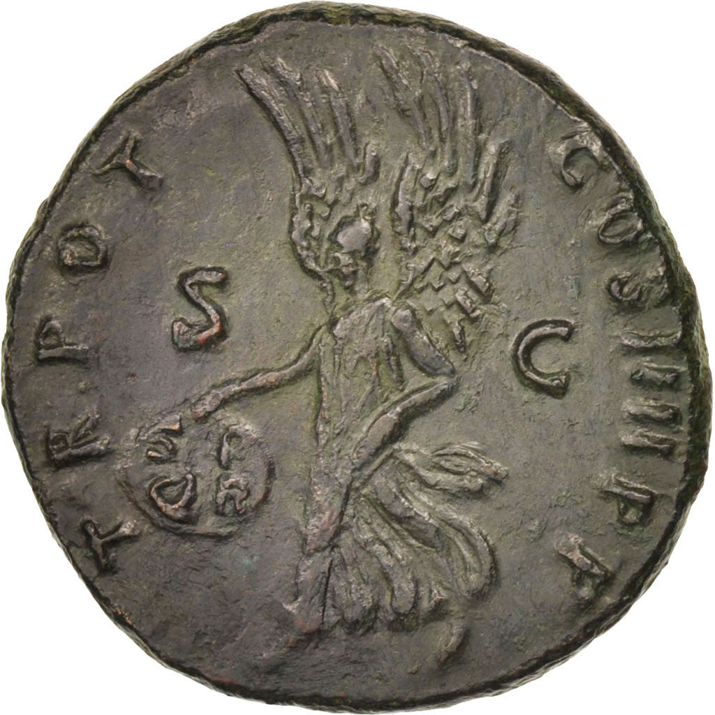 Trajan, As, Rome, AU(55-58), Bronze, RIC #434, 10.83