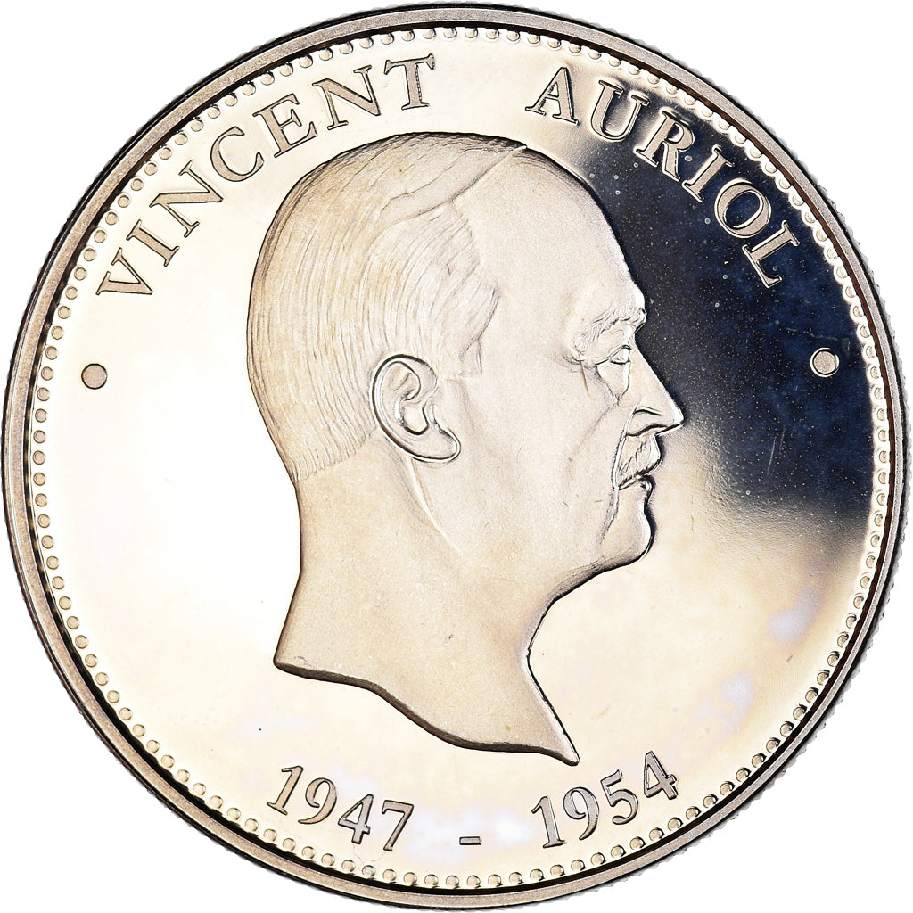 France, Medal, Les Présidents de la République, Vincent Auriol, MS(64)