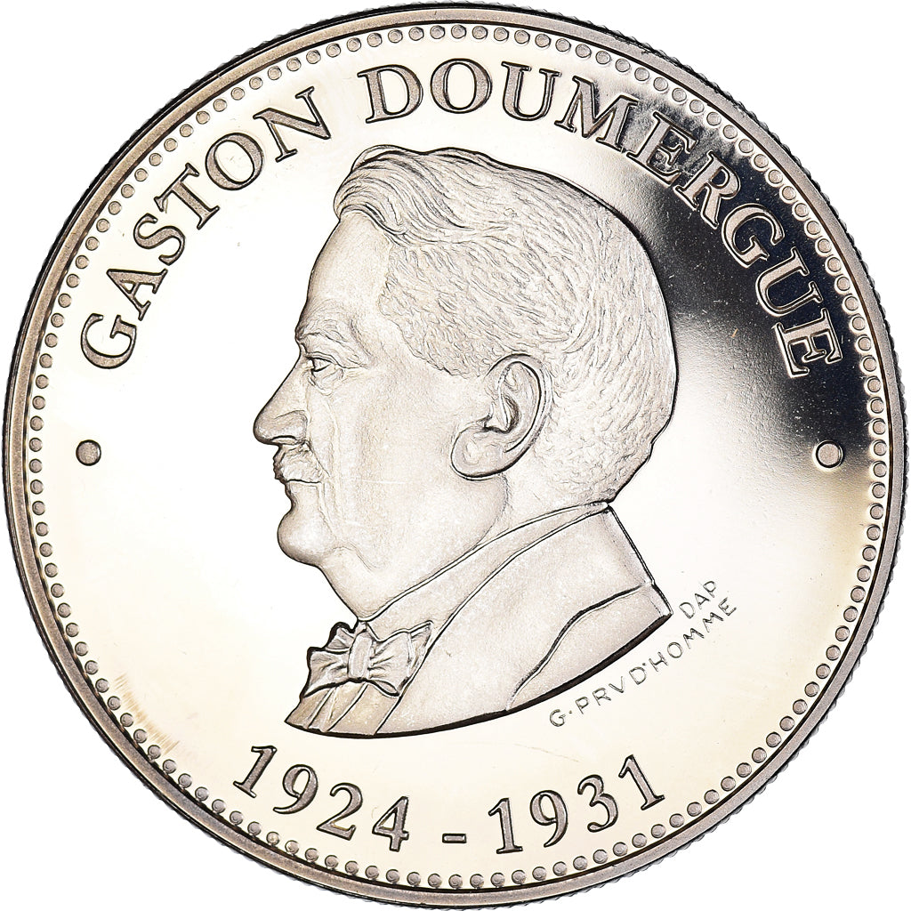 Francia, medalla, Les Présidents de la République, Gaston Doumergue, Politics